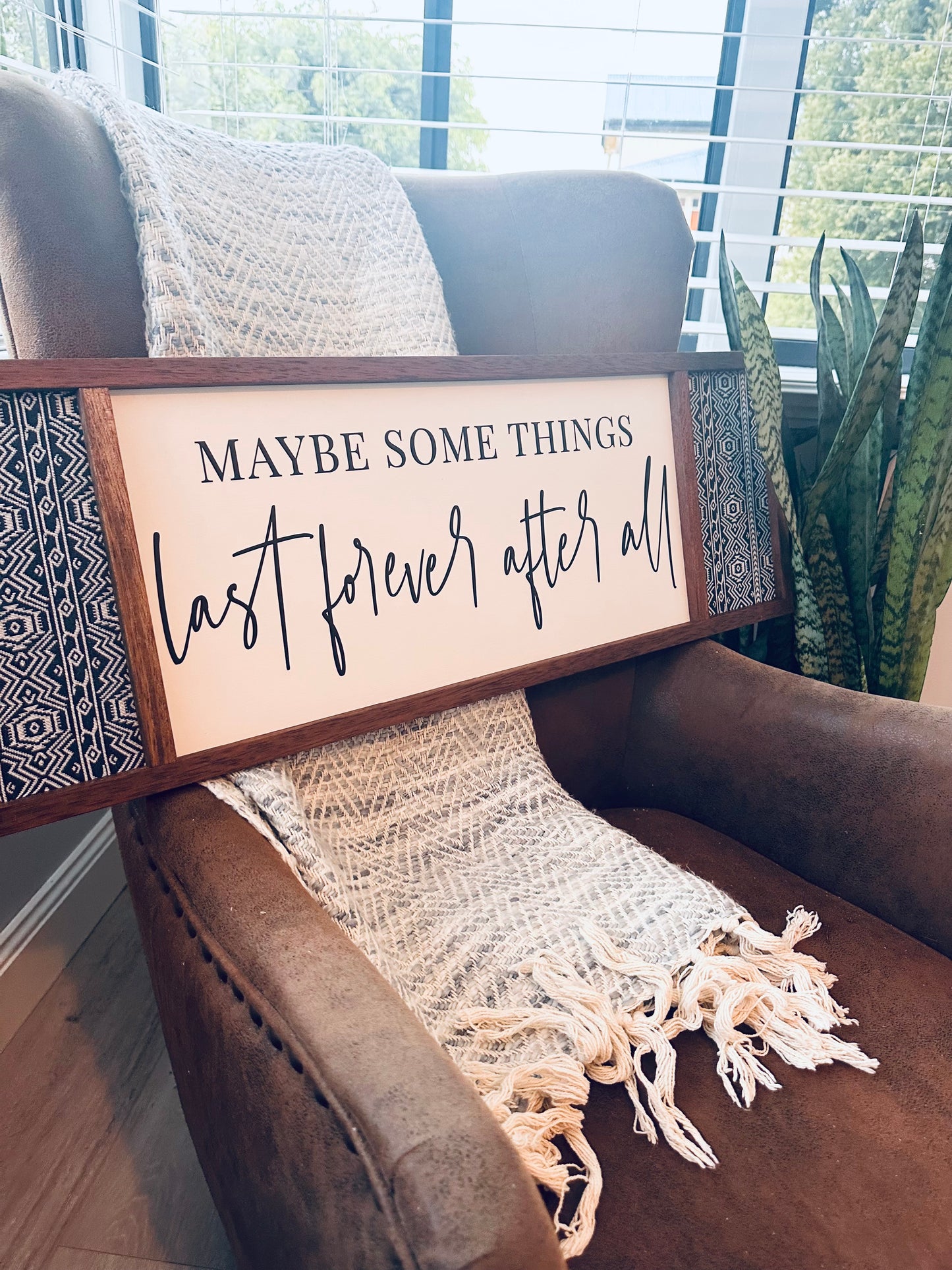 Maybe some things last Forever after all