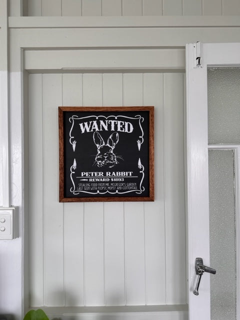 Wanted - Peter Rabbit