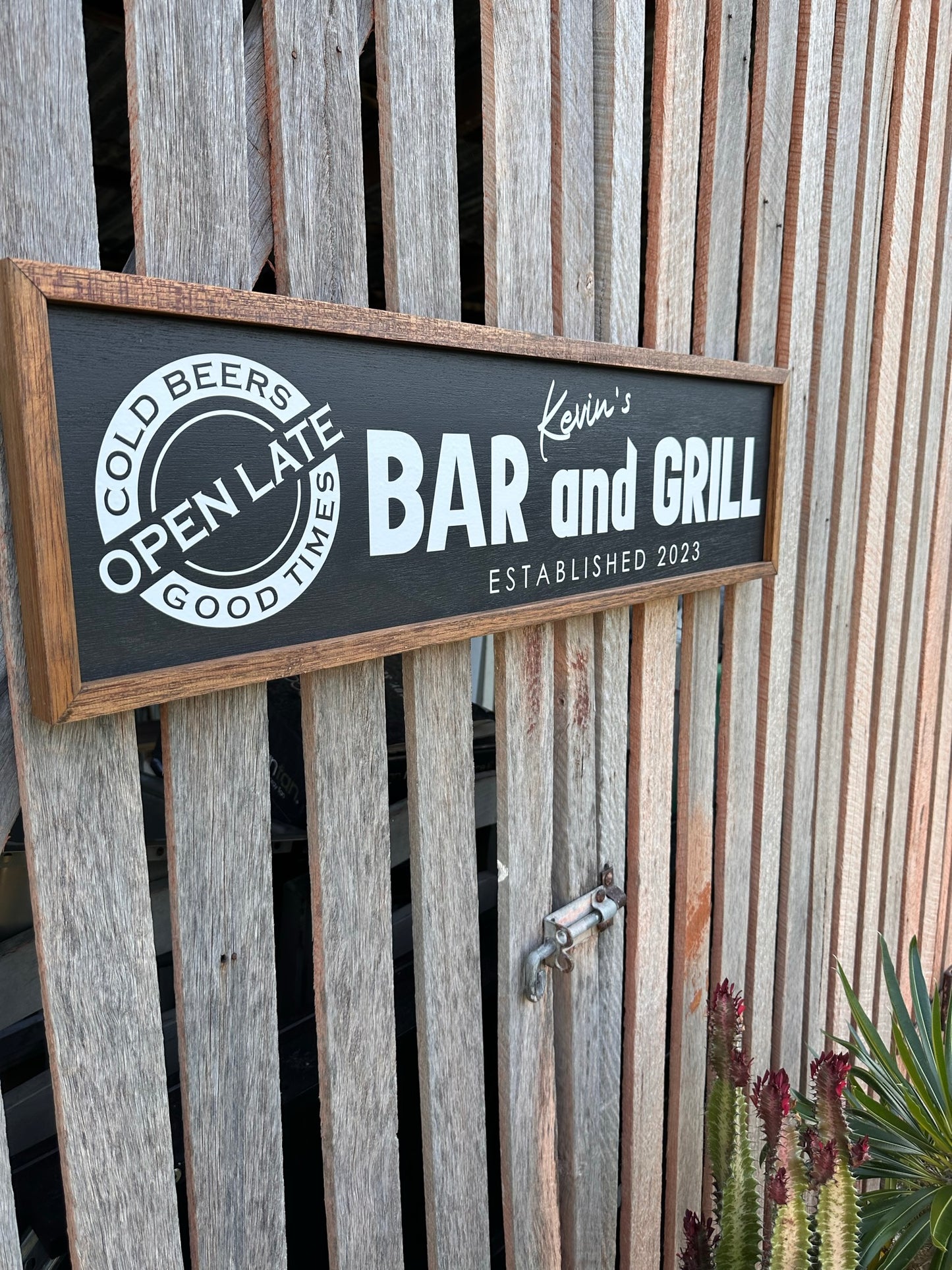 Personalised BBQ / Smokehouse Sign