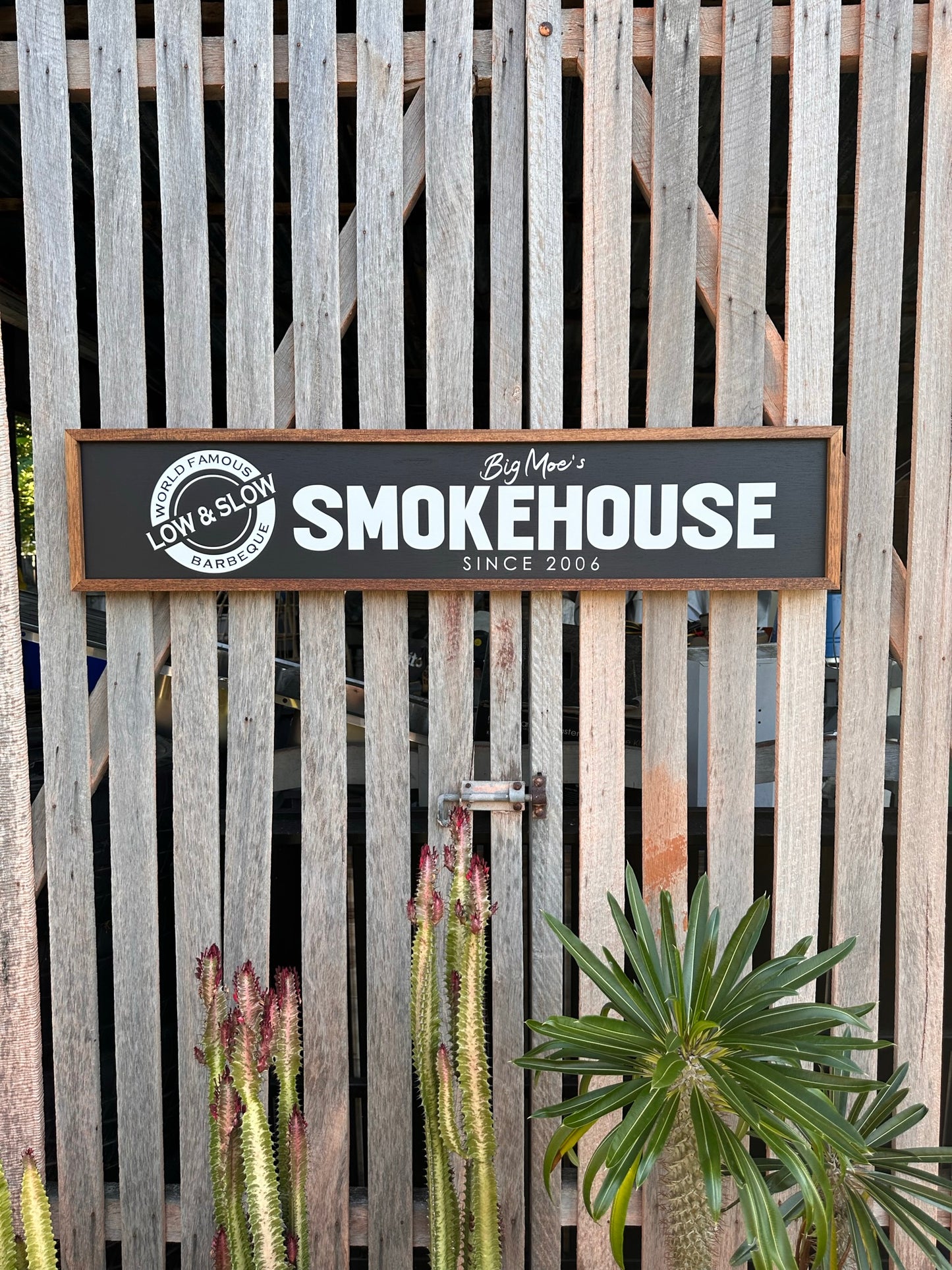 Personalised BBQ / Smokehouse Sign