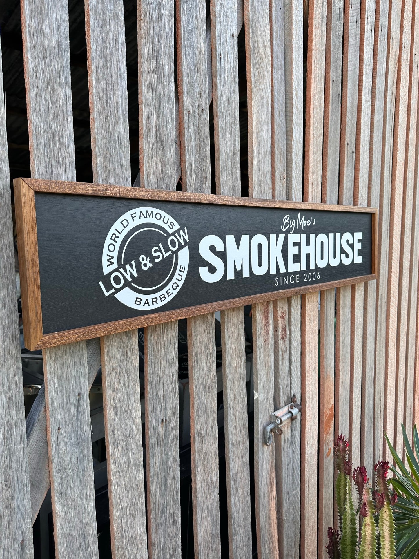 Personalised BBQ / Smokehouse Sign