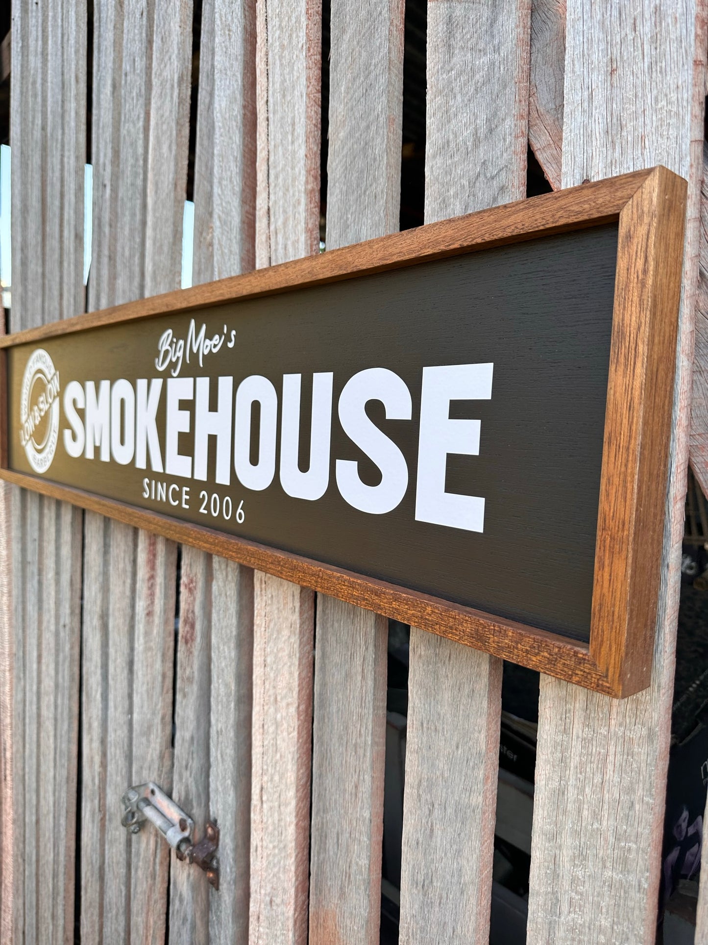 Personalised BBQ / Smokehouse Sign