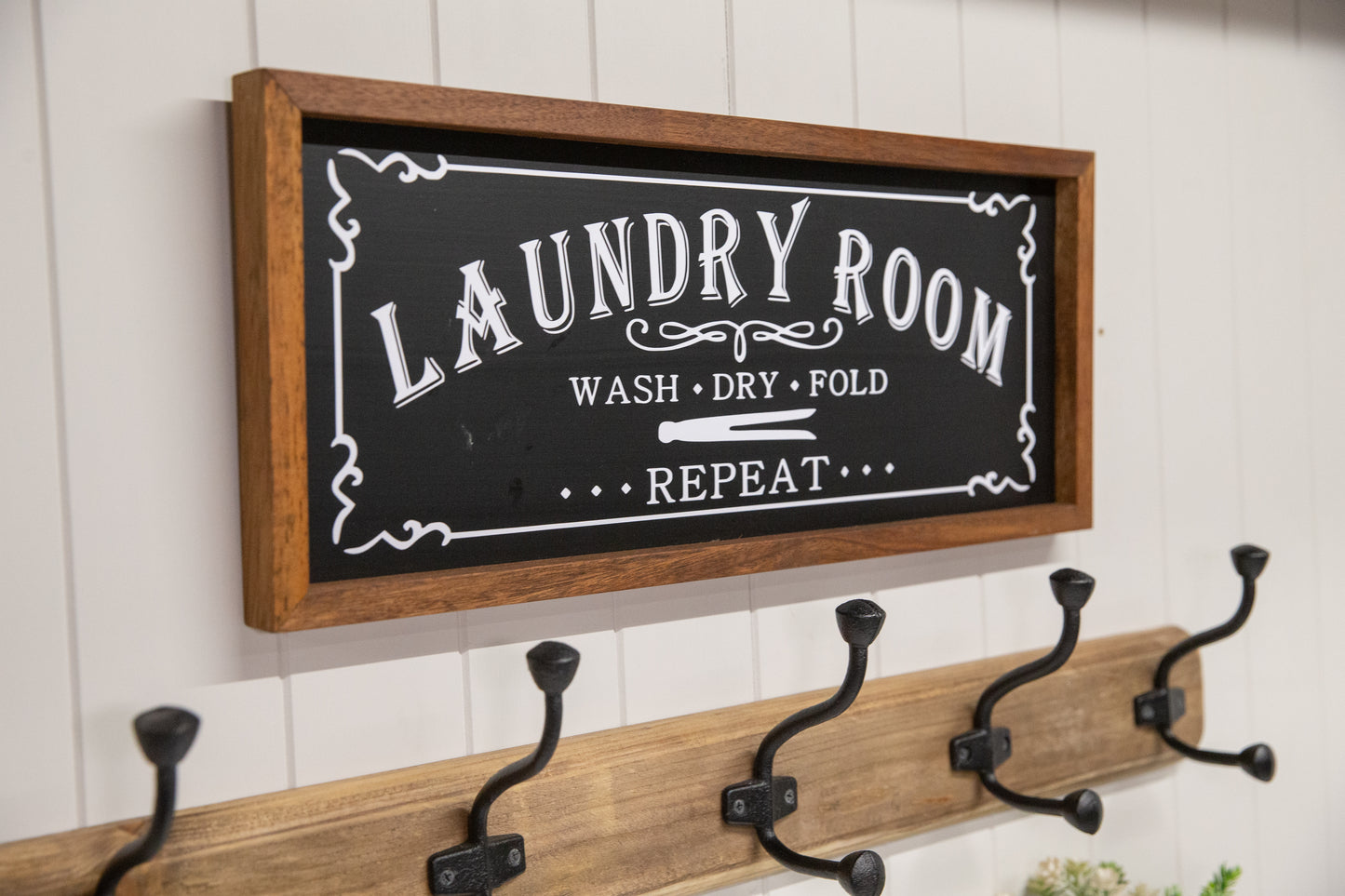 Laundry Room Wash Dry Fold Repeat