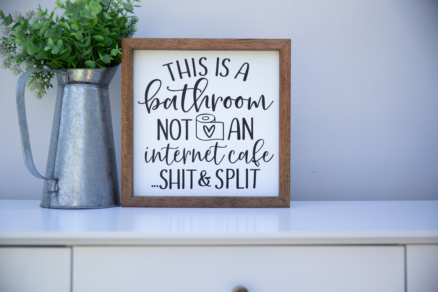 This is a Bathroom, not an Internet Cafe