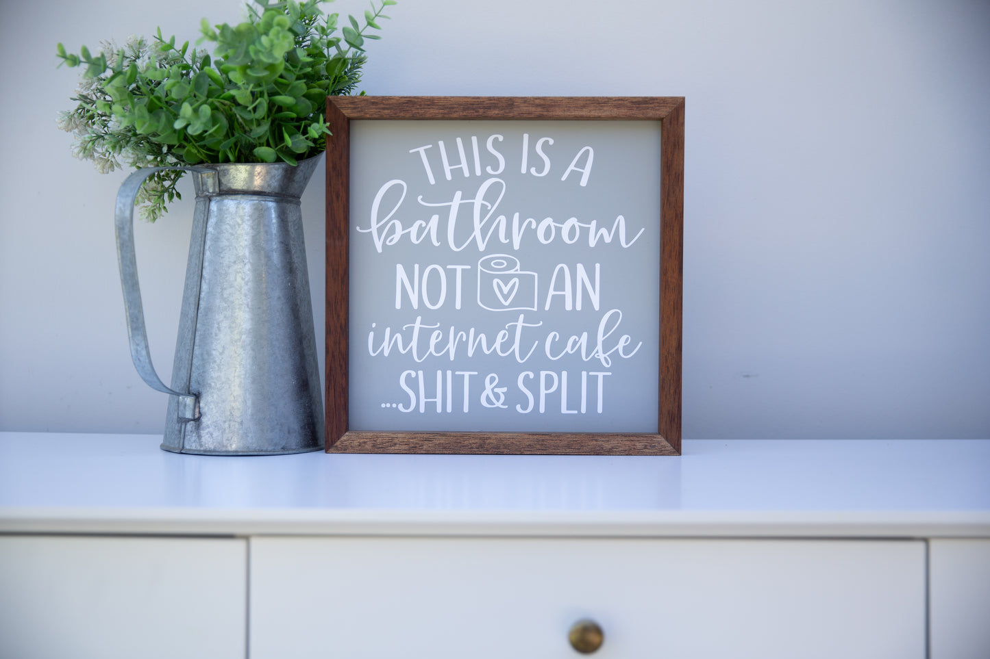 This is a Bathroom, not an Internet Cafe