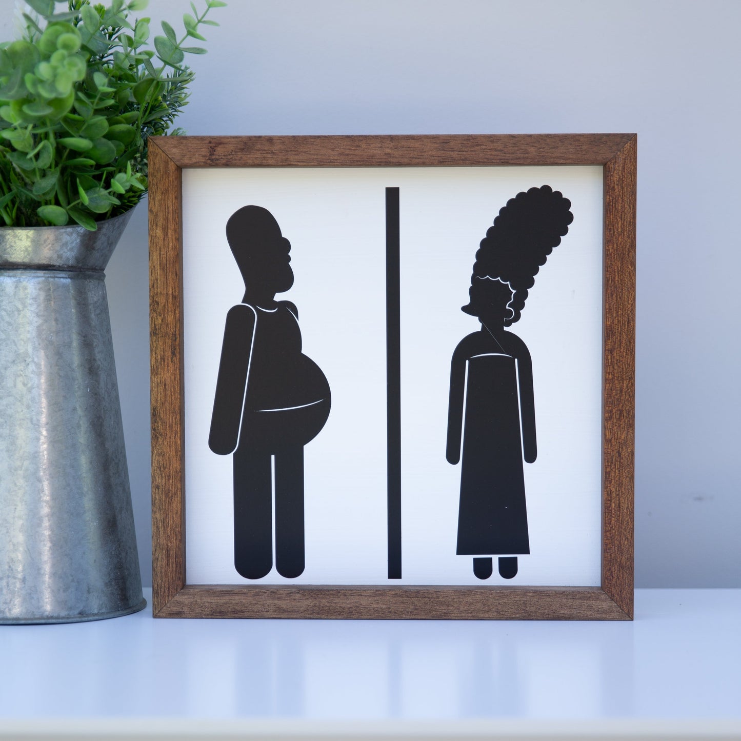 Novelty Restroom Sign (Choose your Characters!)